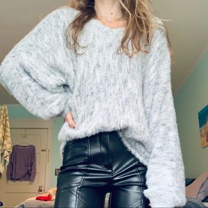 Soft Blue Grey Sweater